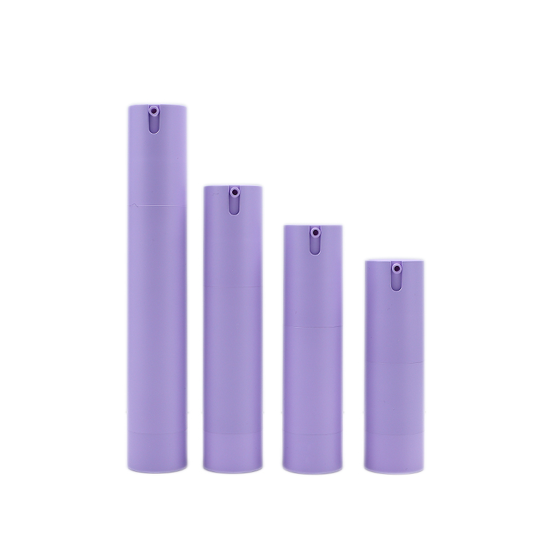 10ml 15ml 20ml 30ml Flacon pentru cosmetice violet cu presare în formă de U fără aer