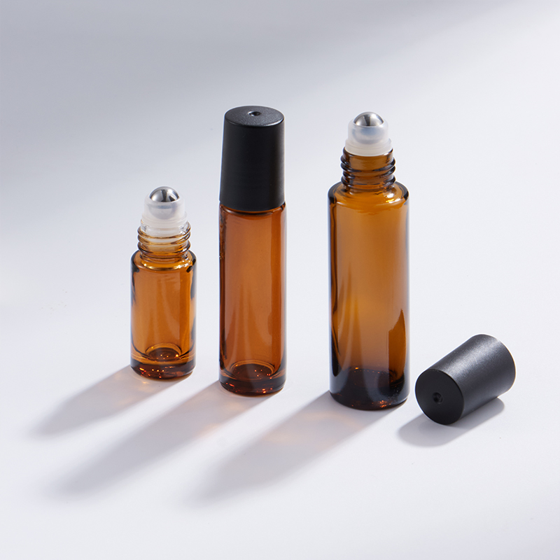 5ml 10ml 15ml Amber Roll-On Sticla de sticlă