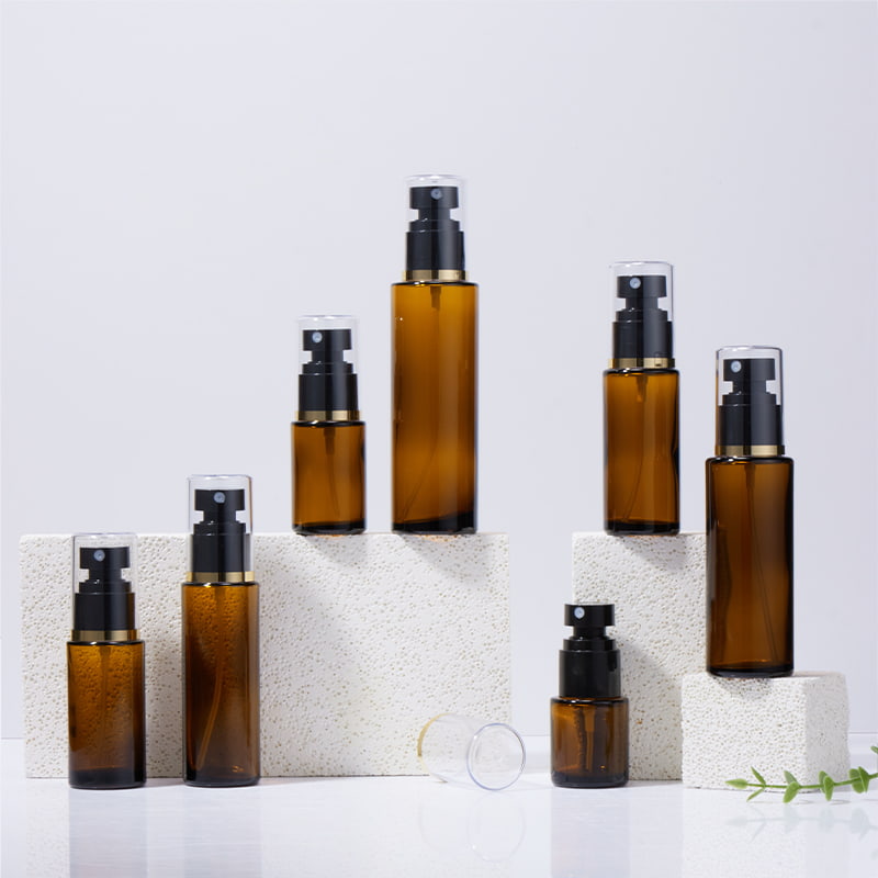 20ml 30ml 40ml 50ml 60ml 80ml 100ml Flacon spray din sticlă chihlimbar